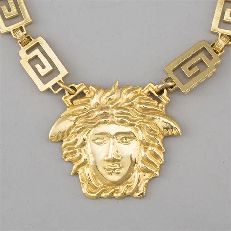 collier versace con brillantini|versace necklace brands.